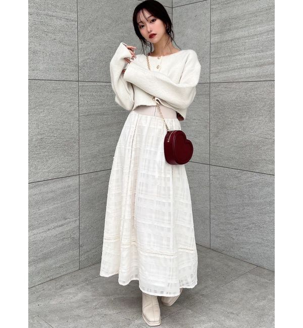 RESEXXY「ゴールドボタンニットカーディガン」|カーディガン|