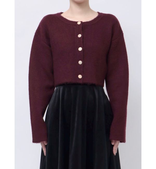 RESEXXY「ゴールドボタンニットカーディガン」|カーディガン|