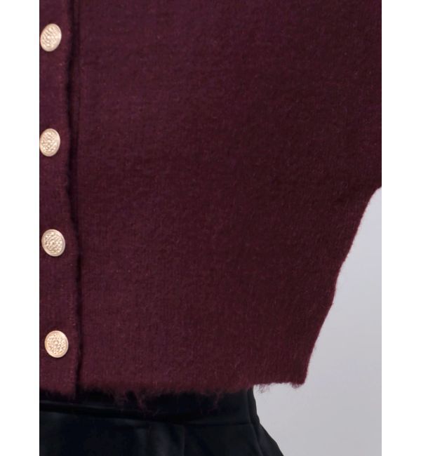 RESEXXY「ゴールドボタンニットカーディガン」|カーディガン|