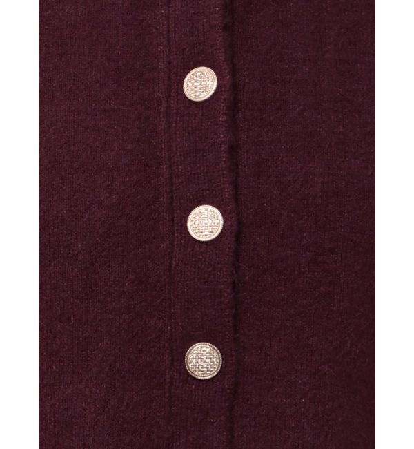 RESEXXY「ゴールドボタンニットカーディガン」|カーディガン|