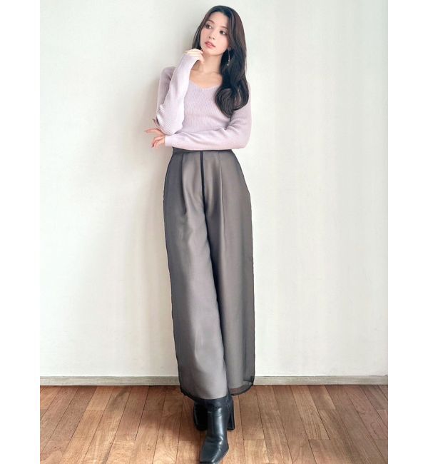 RESEXXY「シアーレイヤードロングパンツ」|その他|