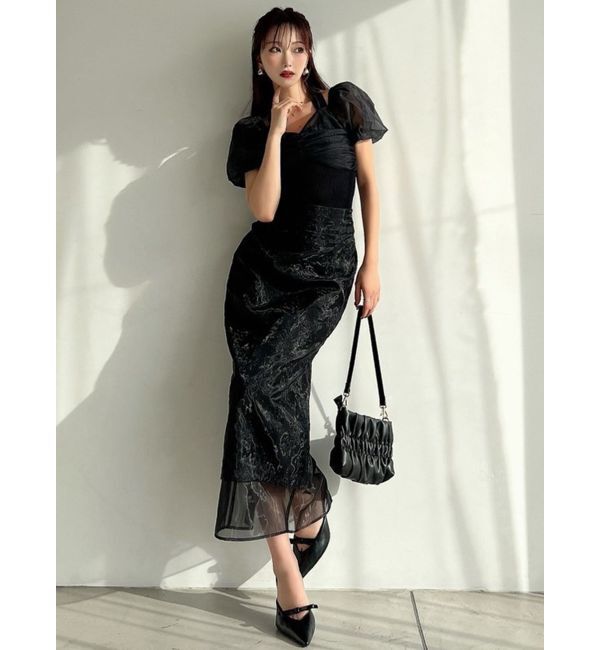 RESEXXY「エンブロイダリーシアースカート」|スカート|