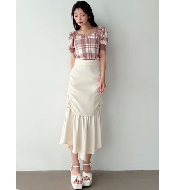 RESEXXY「ハートネックラグランニットトップス」|ニット・セーター|