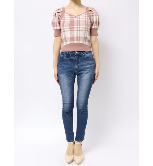 RESEXXY「ハートネックラグランニットトップス」|ニット・セーター|