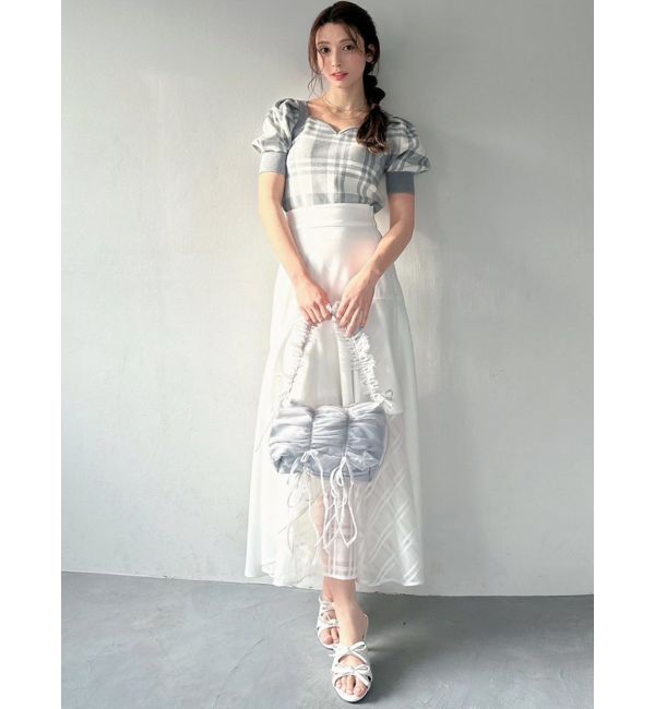 RESEXXY「ハートネックラグランニットトップス」|ニット・セーター|