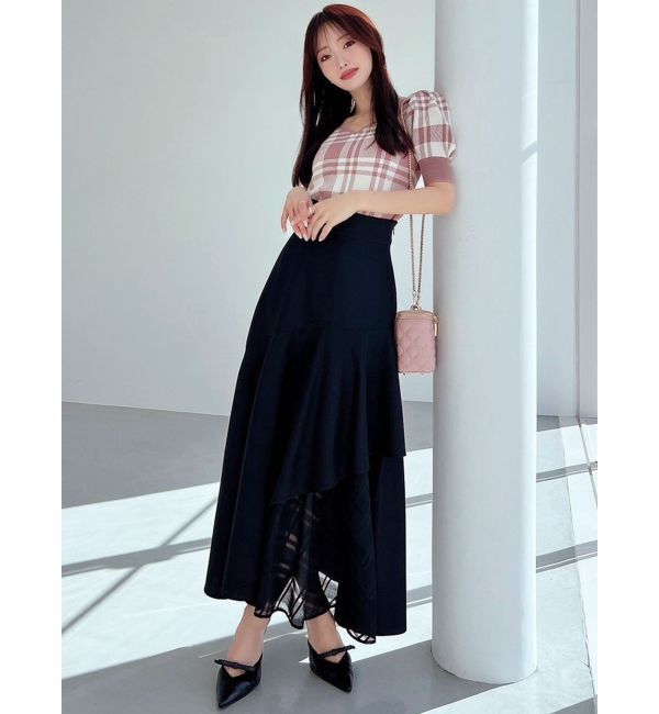 RESEXXY「ハートネックラグランニットトップス」|ニット・セーター|