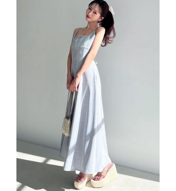 RESEXXY「マルチファブリックキャミワンピース」|ワンピース|