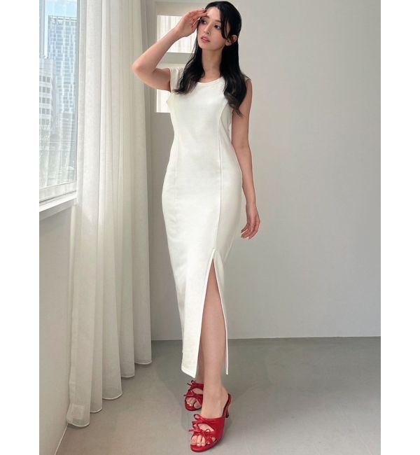 RESEXXY「【WEB限定】バックオープンスリットワンピース」|ワンピース|