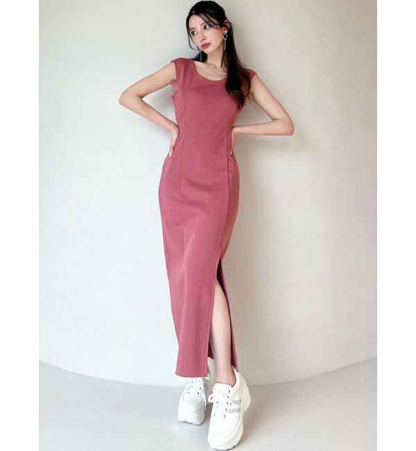 RESEXXY「【WEB限定】バックオープンスリットワンピース」|ワンピース|