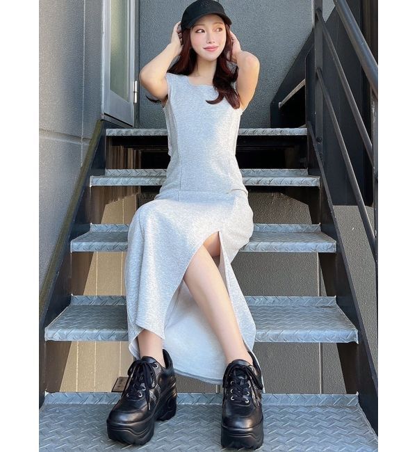 RESEXXY「【WEB限定】バックオープンスリットワンピース」|ワンピース|