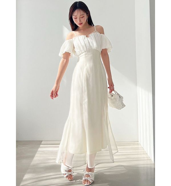 RESEXXY「チェックコンビマーメイドワンピース」|ワンピース|