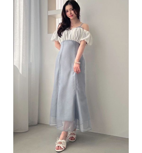 RESEXXY「チェックコンビマーメイドワンピース」|ワンピース|