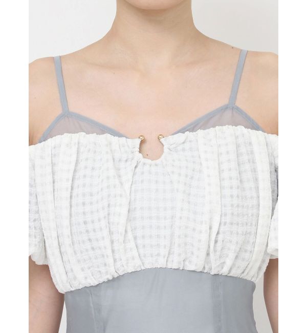 RESEXXY「チェックコンビマーメイドワンピース」|ワンピース|