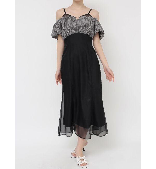 RESEXXY「チェックコンビマーメイドワンピース」|ワンピース|