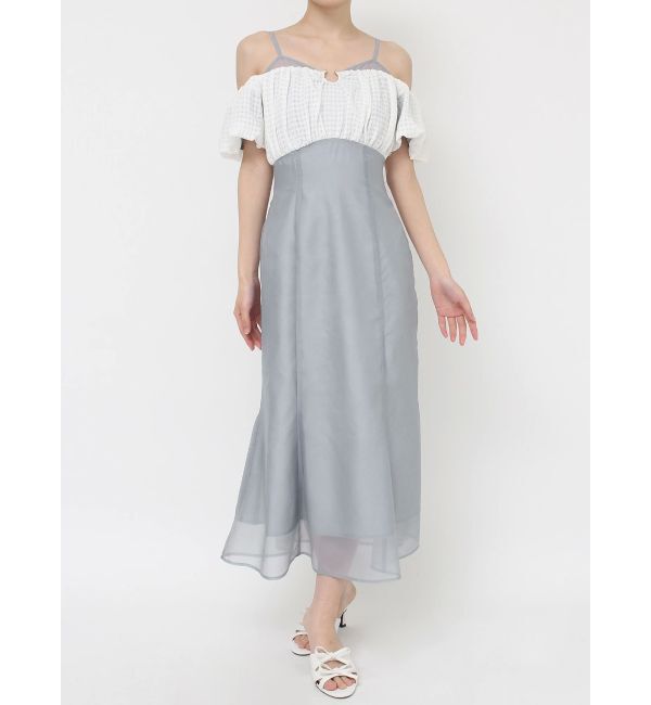 RESEXXY「チェックコンビマーメイドワンピース」|ワンピース|