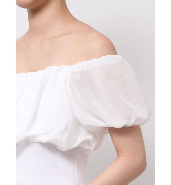 RESEXXY「シアードッキングオフショルトップス」|Tシャツ・カットソー|