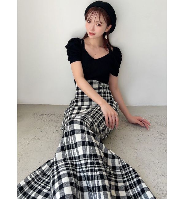 RESEXXY「ショルダーオープンマーメイドニットワンピース」|ワンピース|