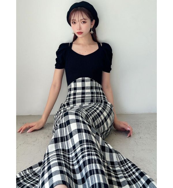 RESEXXY「ショルダーオープンマーメイドニットワンピース」|ワンピース|