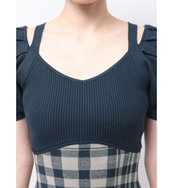 RESEXXY「ショルダーオープンマーメイドニットワンピース」|ワンピース|