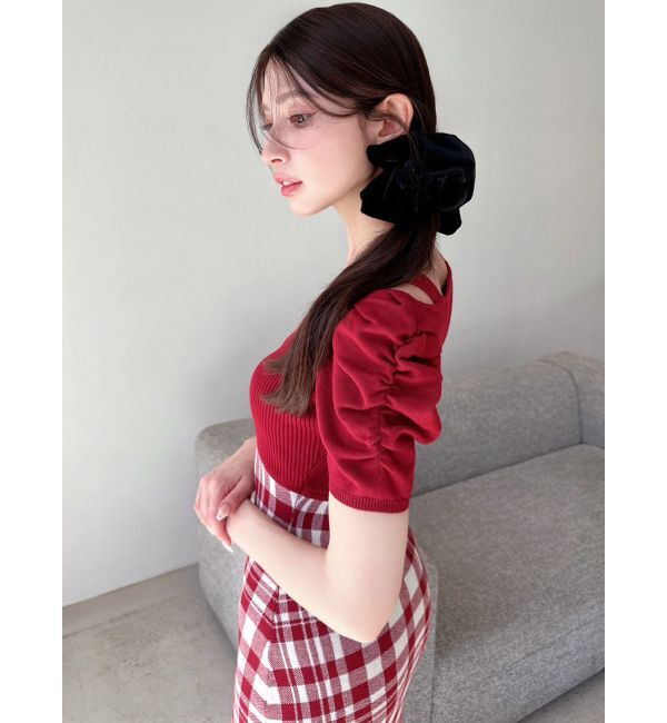 RESEXXY「ショルダーオープンマーメイドニットワンピース」|ワンピース|