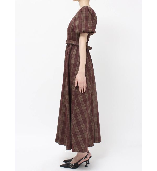 RESEXXY「バルーンスリーブチェックワンピース」|ワンピース|