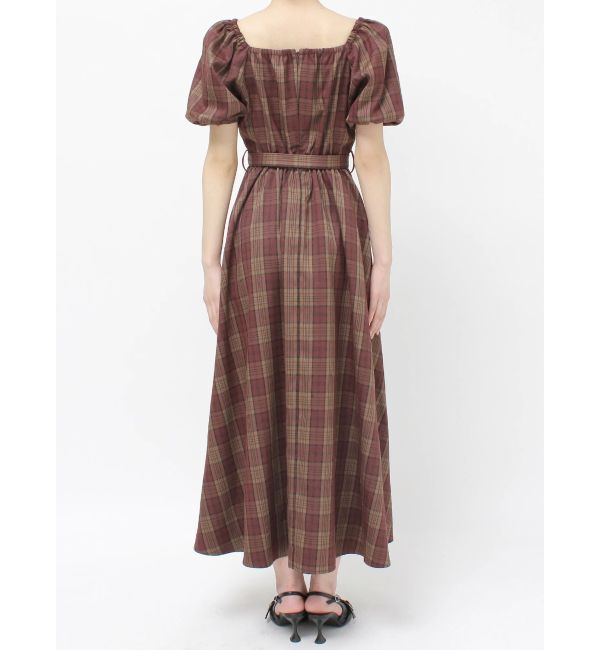 RESEXXY「バルーンスリーブチェックワンピース」|ワンピース|