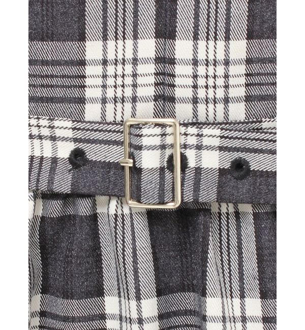 RESEXXY「バルーンスリーブチェックワンピース」|ワンピース|