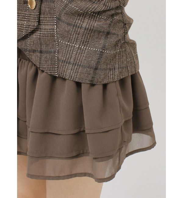 RESEXXY「ヘムフリルテーラードミニワンピース」|ワンピース|