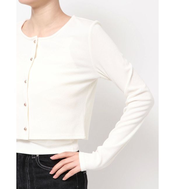 RESEXXY「チュールドッキングアンサンブルトップス」|Tシャツ・カットソー|