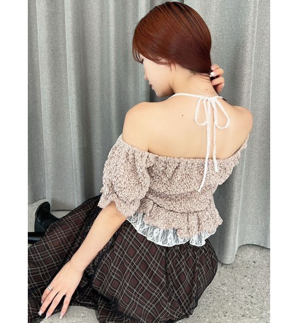 RESEXXY「レースドッキングフリルブラウス」|シャツ・ブラウス|