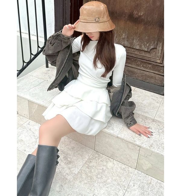 RESEXXY「フェイクレザーバケットハット」|ハット|