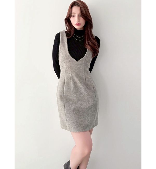 RESEXXY「コルセットミニジャンスカ【セットアップ着用可能】」|ジャンパースカート|