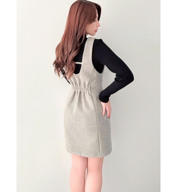 RESEXXY「コルセットミニジャンスカ【セットアップ着用可能】」|ジャンパースカート|