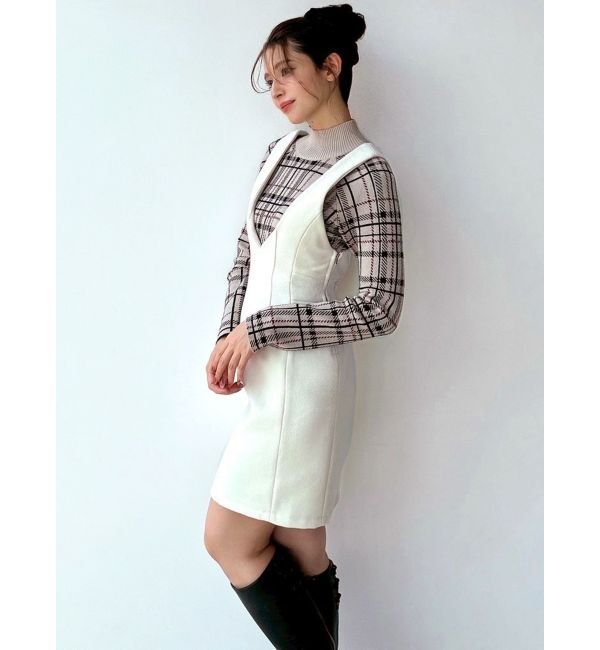 RESEXXY「コルセットミニジャンスカ【セットアップ着用可能】」|ジャンパースカート|