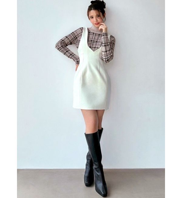 RESEXXY「コルセットミニジャンスカ【セットアップ着用可能】」|ジャンパースカート|