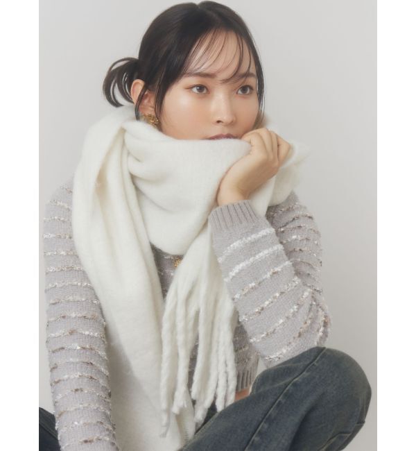 RESEXXY「ボリュームフリンジマフラー」|マフラー|