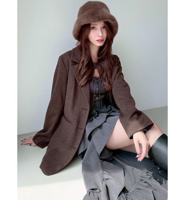 RESEXXY「フェイクファーバケットハット」|ハット|