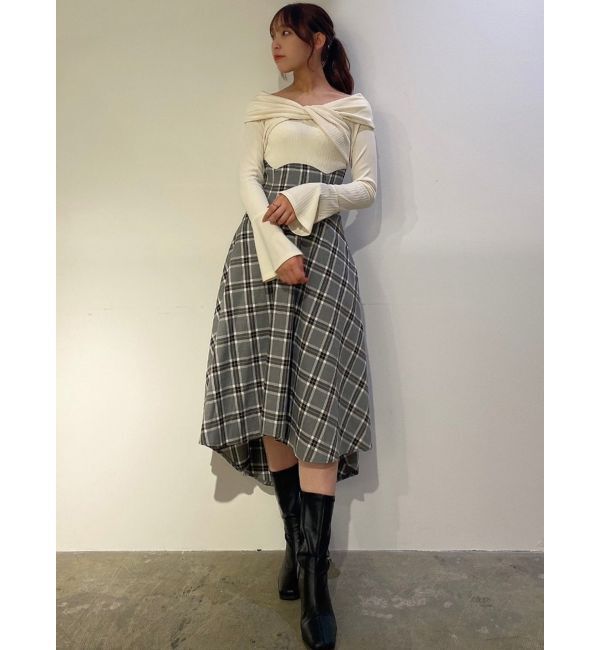 dazzlin「ツイストクロスドッキングワンピース」|ワンピース|