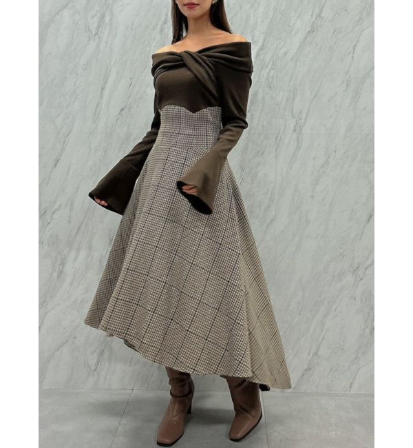 dazzlin「ツイストクロスドッキングワンピース」|ワンピース|