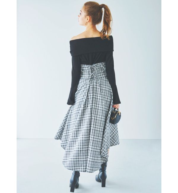 dazzlin「ツイストクロスドッキングワンピース」|ワンピース|