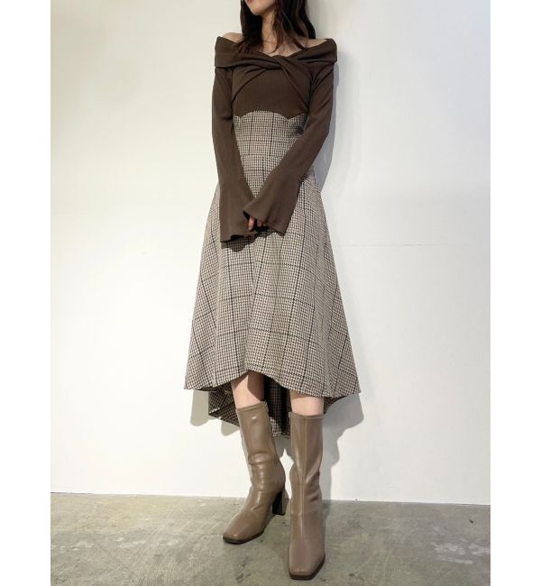 dazzlin「ツイストクロスドッキングワンピース」|ワンピース|