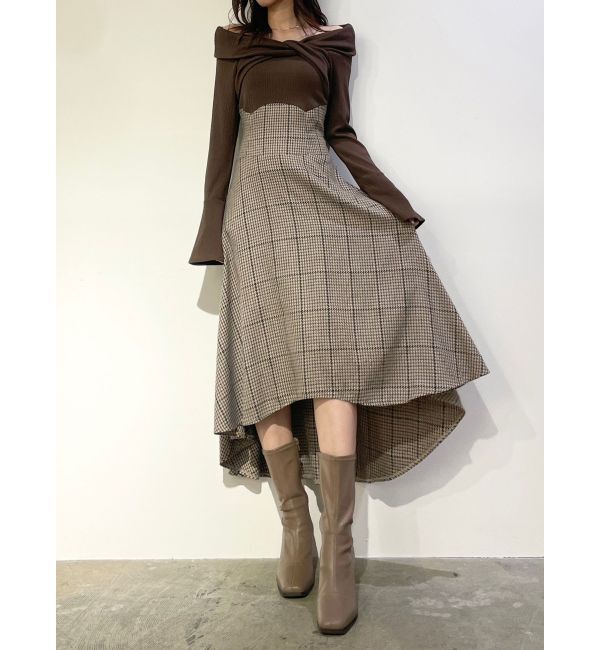 dazzlin「ツイストクロスドッキングワンピース」|ワンピース|