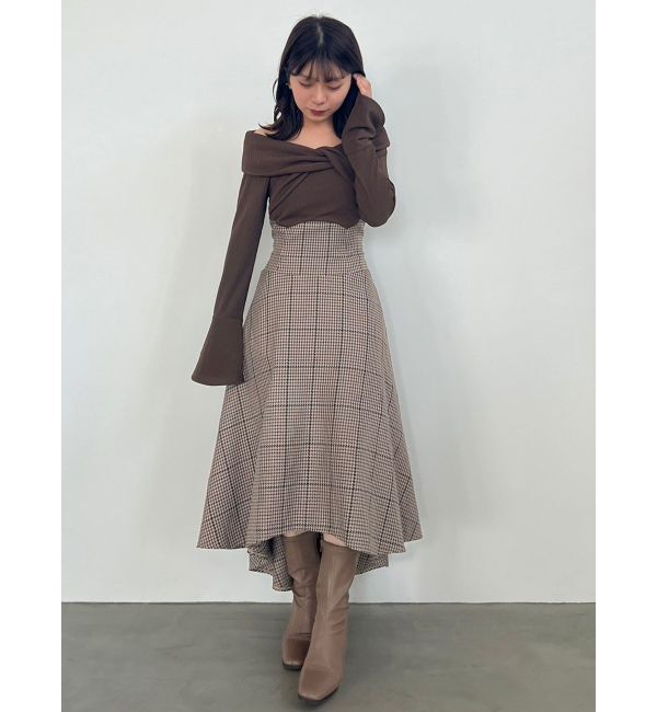 dazzlin「ツイストクロスドッキングワンピース」|ワンピース|