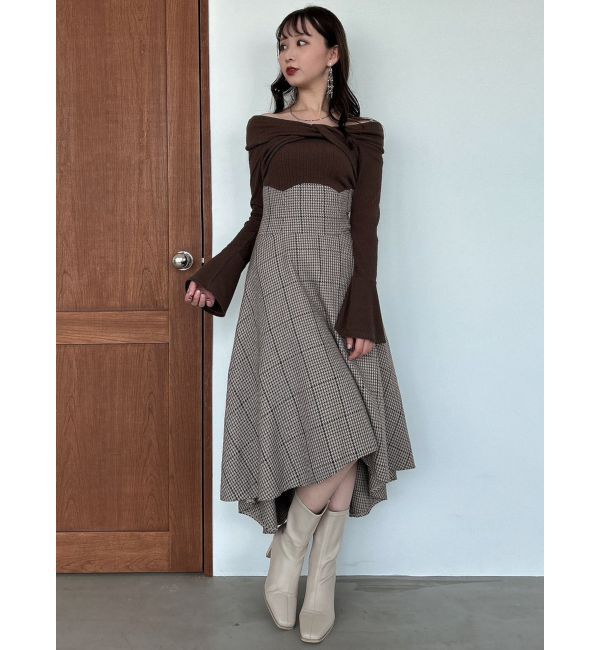 dazzlin「ツイストクロスドッキングワンピース」|ワンピース|