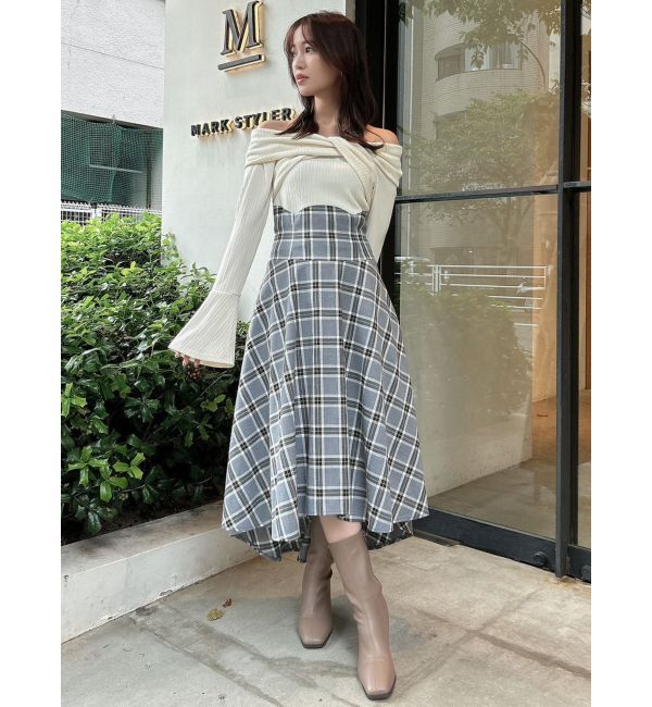 dazzlin「ツイストクロスドッキングワンピース」|ワンピース|