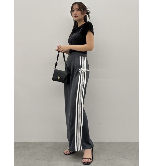 dazzlin「ダブルジップリブニットビスチェ」|ニット・セーター|