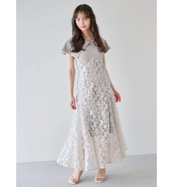 dazzlin「オパールフラワーコルセットワンピース」|ワンピース|