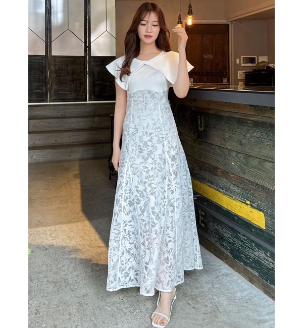 dazzlin「オパールフラワーコルセットワンピース」|ワンピース|