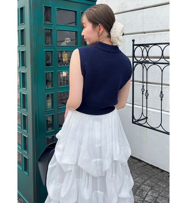 dazzlin「ランダムタックバルーンスカート」|スカート|