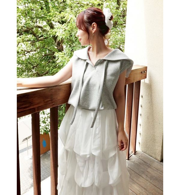 dazzlin「ランダムタックバルーンスカート」|スカート|